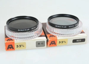 52MM FILTERS, SET OF 2, ND 2X, ND 4X - Picture 1 of 1