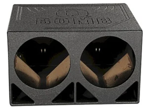 Rockville RQ12TB Dual 12" Triangle Ported Subwoofer Sub Box Bed Lined Enclosure - Picture 1 of 4