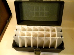 Vintage Leberkco's The Selector Tackle Box 12" x 6 1/2" x 6" USA hält 32 Köder - Bild 1 von 6