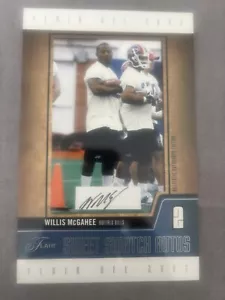 2003 Flair Sweet Swatch Auto 22/30 Willis McGahee #SSAO-WM Rookie Auto RC - Bild 1 von 8