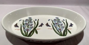 Vintage Portmeirion Botanic Garden Oval Baking Serving Bowl 15.5 X 10 Hyacinth - Picture 1 of 12