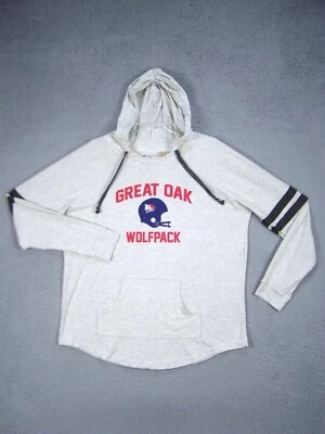 Sudadera Great Oak Wolfpack Mujer Extra Grande XL Gris Gráfico Hoddie Damas Foto 1 de 4