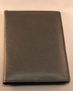 Quality BLACK Leather Passport Wallet 