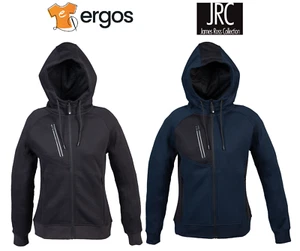 JRC Felpa POLONIA LADY in Cotone Colletto Rialzato Cappuccio Zip Intera da Donna - Imagen 1 de 6