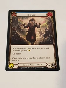 Brandish (blue) monarch Unlimited edition NM Flesh And Blood tcg - Picture 1 of 2