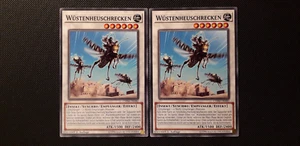 Yu-Gi-Oh! 2x Wüstenheuschrecken, CHIM-DE082, Common, 1. Auflage, Deutsch, NM - Bild 1 von 6