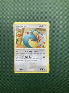 Snorlax 33/111 Normal Rare Platinum Rising Rivals Pokémon Card ERROR OC MISCUT - Picture 1 of 3