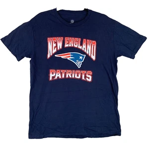 NFL Team Apparel Blu New England Patriots Maglietta Manica Corta Uomo Taglia Large - Foto 1 di 13
