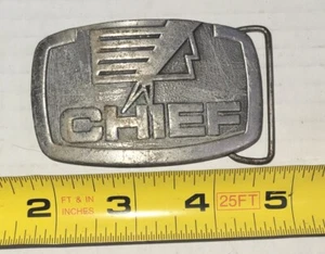 Vintage CHIEF Industries Inc Commercial Construction Gürtelschnalle  - Bild 1 von 3