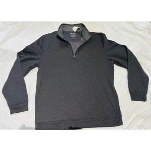 Vellón Izod Advantage Performance para hombre talla L cuello alto cremallera gris resistente - Imagen 1 de 7