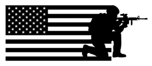 American Flag Sniper Decal, Car, Windows, Outdoors - Bild 1 von 5