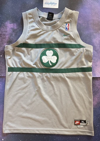 Vtg Nike Rewind Antoine Walker Boston Celtics NBA Jersey Youth XL / Mens Sm-Md Cover