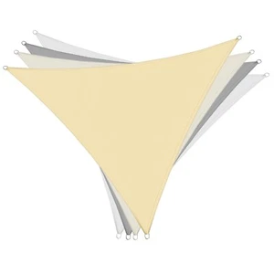 Vela triangolare tenda ombreggiante telo sole ombra giardino parasole 3 4 5 mt - Foto 1 di 54