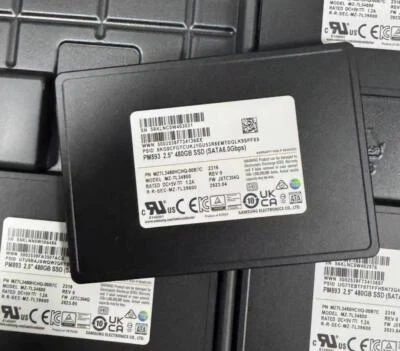 New Samsung PM893 480GB SSD 2.5" SATA III 6Gbps MZ7L3480HCHQ-00B7C MZ-7L34800 - Image 1 of 2