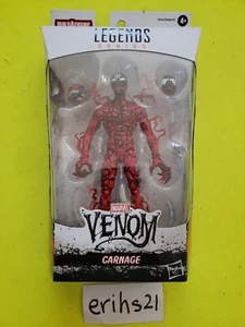 Figura de acción Marvel Legends Spiderman CARNAGE Venom Venompool BAF 6" totalmente nueva - Imagen 1 de 6