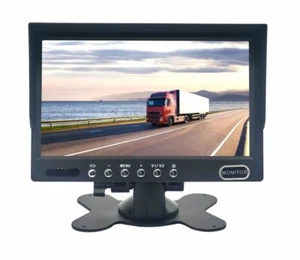 7" Monitor 800*480 HD Screen 2ch 4PIN connector 12/24V For Truck Caravan Trailer - Picture 1 of 13