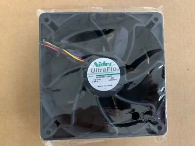 Ventilador de refrigeración antiminer Nidec Ultraflo W12E12BS11B5-07 120 × 120 × 38 mm Foto 1 de 4