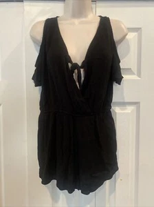 Stylish Summer Black Ambiance Size Medium Romper  - Picture 1 of 6