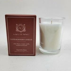 Aquiesse Sandlewood Vanille Luxury Scented Candle 6.5 oz. Inspired By Nature - Picture 1 of 4