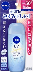 Nivea UV Super Water Gel EX SPF50+/PA++++ 80g Made In Japan - Picture 1 of 8