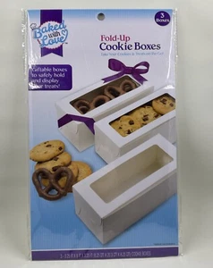 Baked with Love Fold-Up Cookie Boxes - Picture 1 of 2