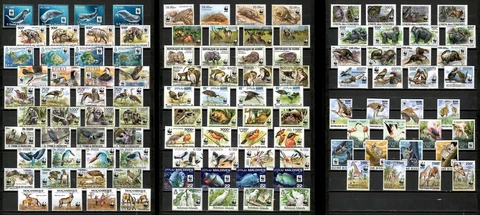 x5 Collections WWF Protected animals /28 cpl sets in each collection MNH #wwf1x5 Cover