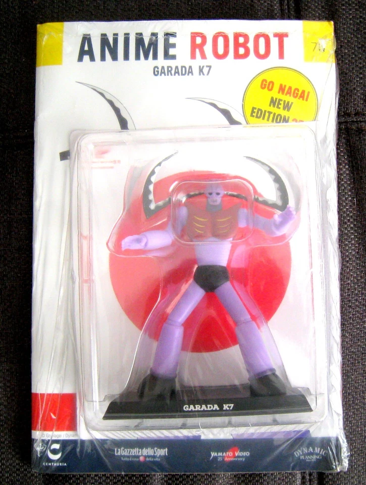 *ANIME ROBOT  N. 75 GARADA K7 cm 13 CENTAURIA YAMATO FASCICOLO + FIGURA - Immagine 1 di 1