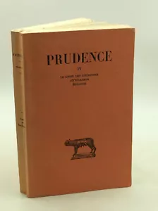 PRUDENCE, Tome IV: Le Livre des Couronnes by M. Lavarenne - 1963 - French/Latin - Picture 1 of 7