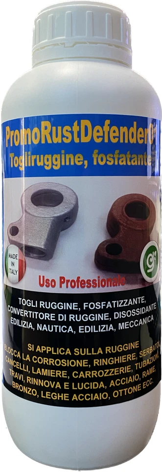 GENERAL COPPER TOGLI RUGGINE FOSFANTE ACIDIFICANTE ANTIRUGGINE FLACONE 1 kg