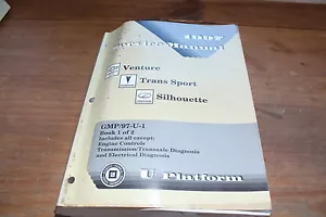 GM U Platform Mini Van 1997 Book 1 Shop Service Manual Venture Transport OEM - Picture 1 of 6