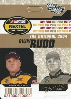 Ricky Rudd Collectible Card - 2004 PRESS PASS Trackside 14/27  - Image 1 of 2