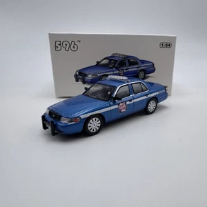 596 1:64 Wisconsin State Police Crown Victoria CV Model Diecast Metal Car - Picture 1 of 5