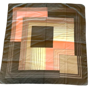 GIM RENOIR 100% POLYESTER SCARF Scarf 30" X 30" SQUARE - Picture 1 of 7