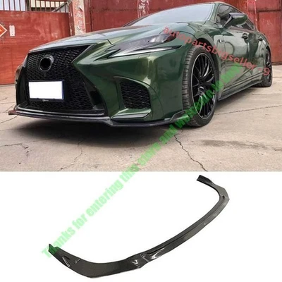 Kit de carrocería de alerón labial de parachoques delantero de fibra de carbono para Lexus LS500/h 18-2024 reacondicionamiento Foto 1 de 4