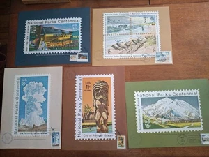 1972-NATIONAL PARKS CENTENNIAL SERIES INTERNATIONAL STAMP SHOW CANCELLED - Picture 1 of 6