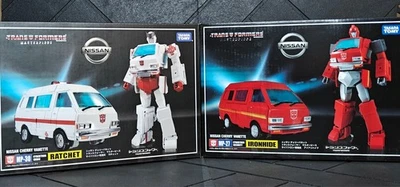 Transformers Ironhide MP-27 & Ratchet MP-30 Takara KO with cel shaded windows - Image 1 of 4