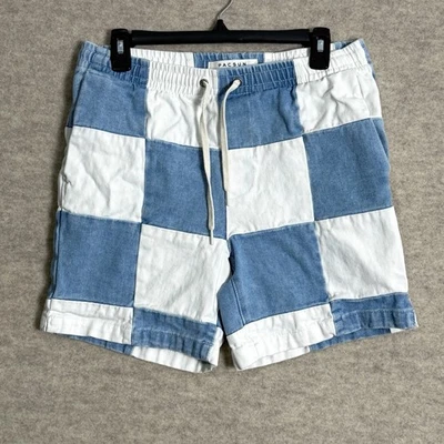 Pantalones Cortos PacSun Colorblock Denim Voleibol Para Hombre’s Bolsillos Ropa de Calle Salón Foto 1 de 4