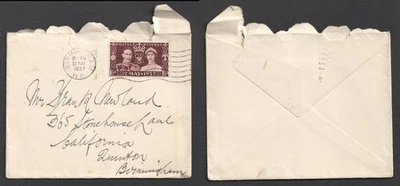1937 Coronation FDC. Birmingham First Day Cover. SG 461 - Image 1 of 3