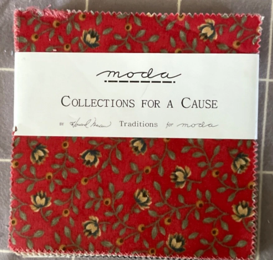 Moda 40 piece charm pack COLLECTIONS FOR A CAUSE by Howard Marcus for TRADITIONS - Image 1 of 1