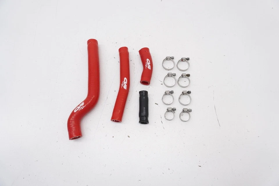 YZ450F CV4 2008 mangueras de radiador rojas tubos de refrigeración abrazaderas manguera Yamaha YZ450 03-09 Foto 1 de 4