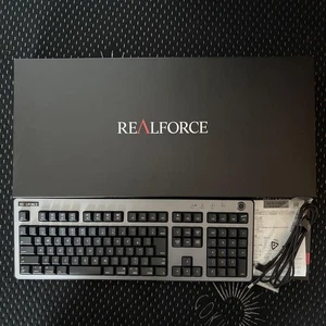 REALFORCE R3HE11 Topre Mechanical Keyboard Black Japanese Layout - Afbeelding 1 van 5