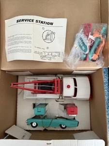 Vintage Deluxe Topper Toys Ltd Service Station Set. Circa 1964. Rare. Mint/Boxed - Picture 1 of 24