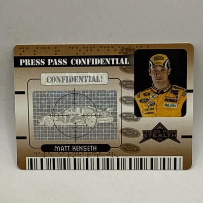 Matt Kenseth PC 12/25 2009 Press Pass Stealth Confidential Classified Bronze - Image 1 of 2