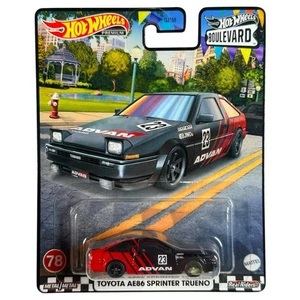 Hot Wheels Boulevard #78 Toyota AE86 Trueno Advan JDM Premium Combine Ship $1 - Picture 1 of 2