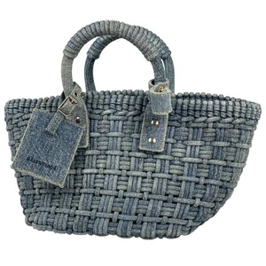 BALENCIAGA Bistro Basket Bag XS Shoulder Bag Handbag 671342 #BS1842 - Picture 1 of 6