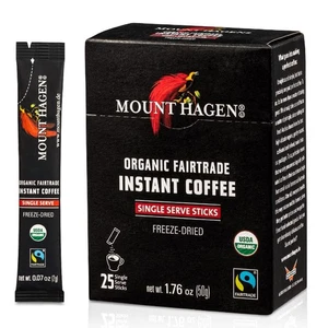 25 Stück Einzelportion Instant Kaffee Päckchen | Bio Medium Roast Arabica B... - Bild 1 von 9