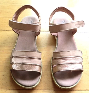 Sandalen Sandalette Gr. 36 schmal Däumling Mädchen rosa Leder - Bild 1 von 8