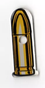 DIRTY HARRY flipper promo plastica portachiavi proiettile #1 40 mm - Foto 1 di 2