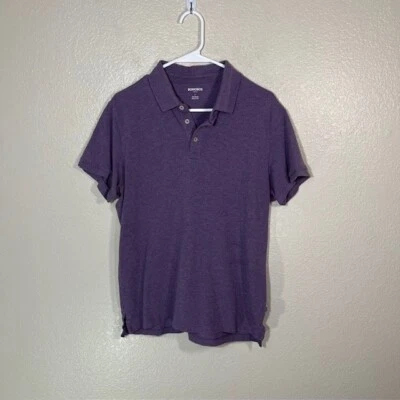 Camisa Polo Bonobos Para Hombres Grande Ajustada Púrpura Algodón Manga Corta Informal Foto 1 de 4