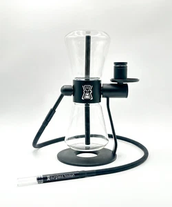 Black - Gravity Hookah Glass Bong Water Pipe 360 Rotating - *7 COLORS OPTIONS* - Picture 1 of 12